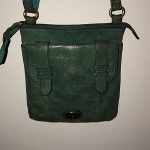 Fossil Green crossbody bag